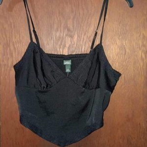 Wild Fable Black Crop Tank